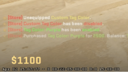 tag colors demo