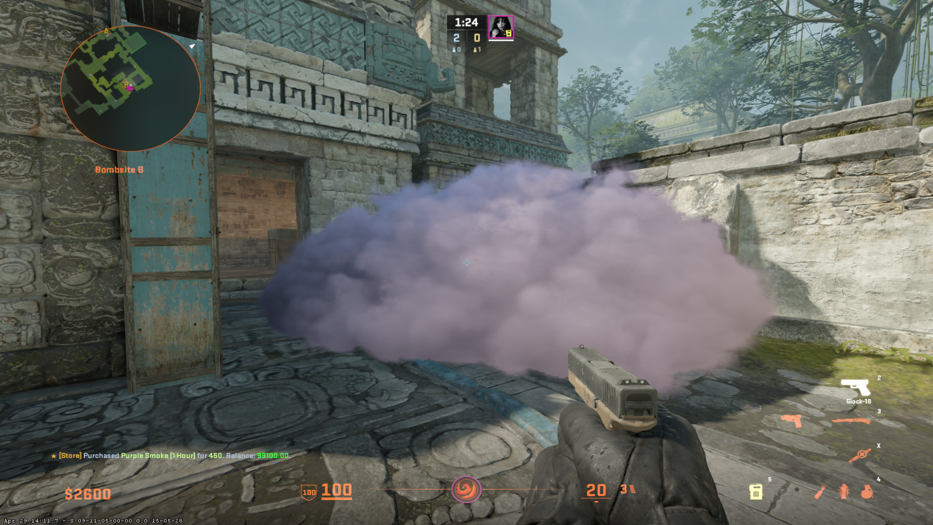 color smoke preview